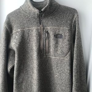 Tan North Face Zip Up